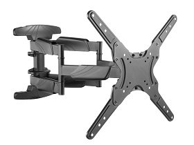 Elegant Double Arm Full-Motion Tv Wall Mount